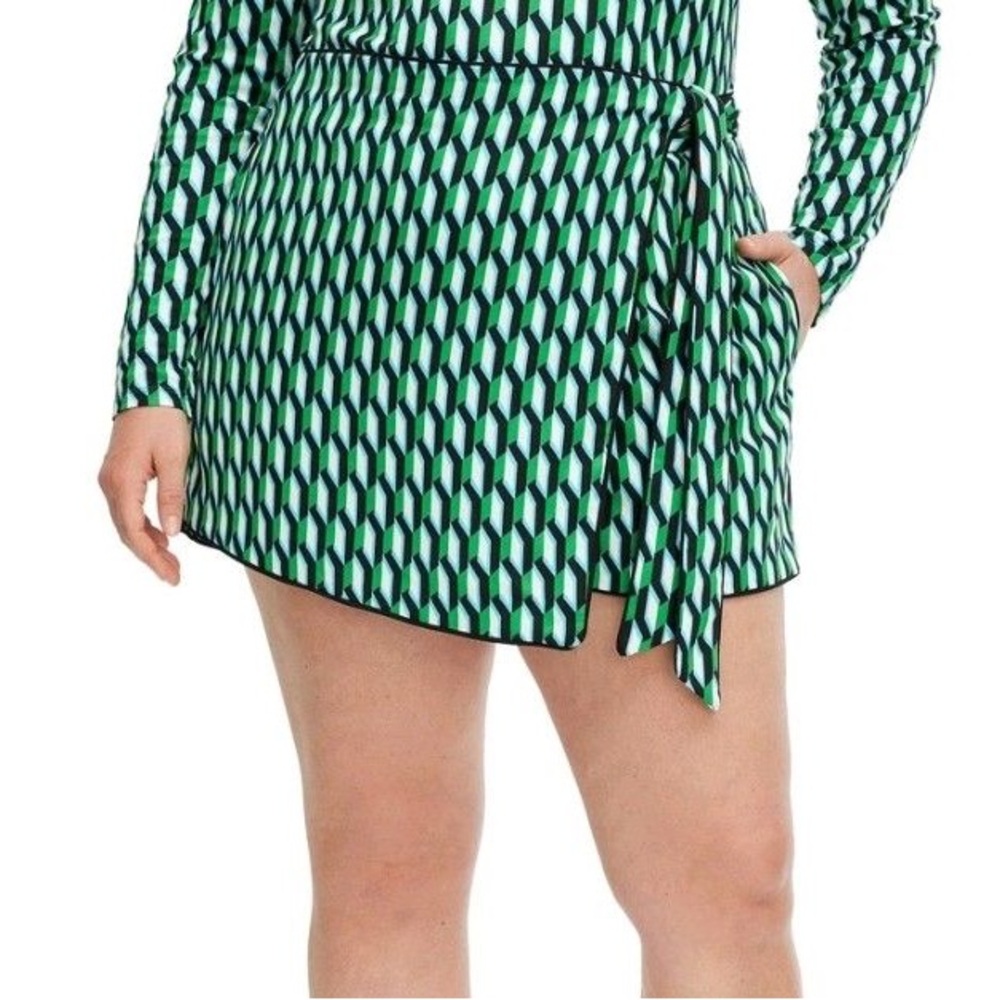 NWT Diane Von Furstenberg Geo Print Skort